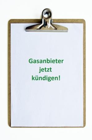 Gasanbieter kündigen